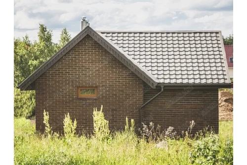 Труба круглая соединительная GL PU 90 мм 1 м RR 32 темно-коричневый