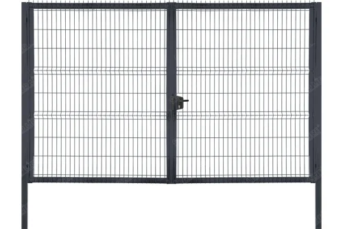 Замок LAKQ 6060 U2L корпус металл, с ручками из алюминия, серебристый ZILV