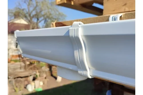 Соединитель желоба Vortex 127мм RAL 9003