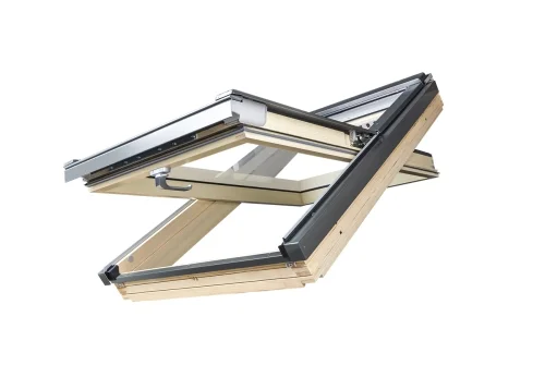 Окно мансардное FAKRO FTP-V U4 66х98 (двухкамерное)