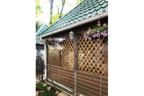 Труба прямоугольная с коленом Vortex 1м RAL 9003