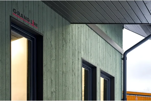 Труба круглая GL PU 90 мм 3 м RAL 7024 мокрый асфальт