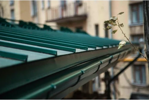 Кликфальц Grand Line 0,45 PE с пленкой на замках RAL 6005 зеленый мох