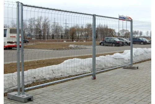 Ворота временного ограждения 1,95х5 Zn