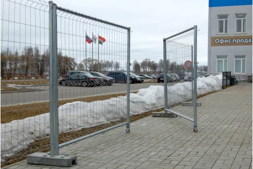 Ворота временного ограждения 1,95х5 Zn