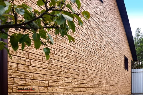 Панель ЯФАСАД Grand Line Крымский сланец Classic янтарь