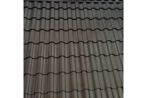 Металлочерепица "Кредо" ("Kredo") v01 0,5 Satin RAL 8017 шоколад