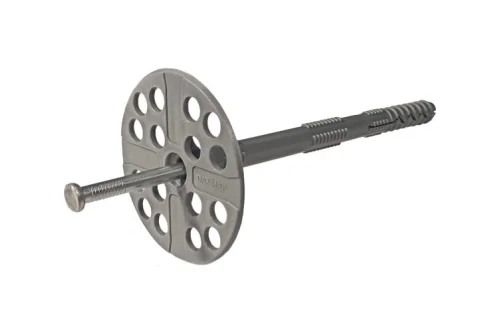 Дюбель Daxmer IZM 10х200 с металлическим гвоздем для теплоизоляции (300шт)