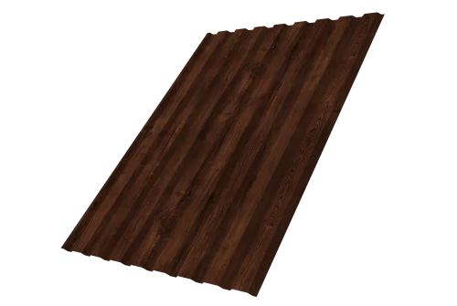 Профнастил С20A 0,45 Print Elite Cherry Wood TwinColor - Столица крыш