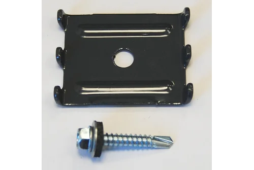 Крепление Скоба и саморез 5,5х32 RAL 7024