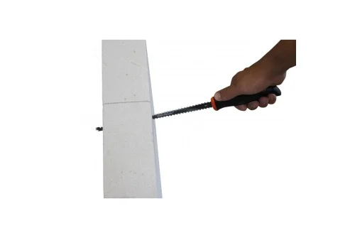 Ножовка EDMA Crocoplac II для гипсокартона с двойным лезвием и чехлом 250мм (067255)