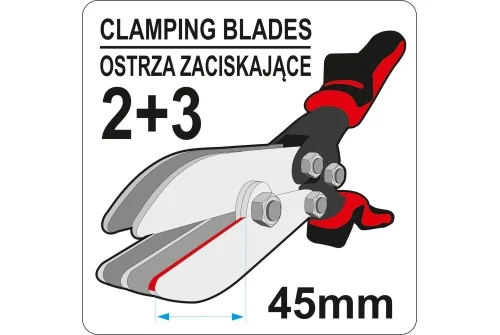 Клещи "Гофра" прямые Yato (5 лезвий) (YT-22380)