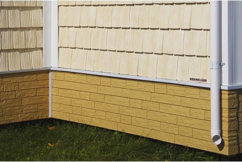 Панель ЯФАСАД Grand Line Сибирская дранка Classic слоновая кость