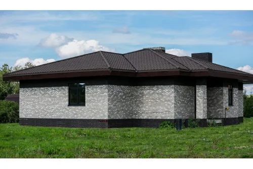 Лист композитной черепицы Grand Line Roman капучино