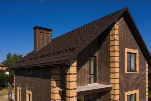 Лист композитной черепицы Grand Line Barсelona new капучино