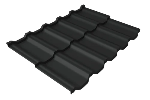 Профиль волновой "Квинта Уно" ("Kvinta Uno") 0,45 Drap RAL 7016 антрацитово-серый