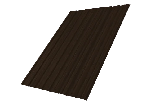 Профнастил С10B 0,45 Print Elite Coffee Wood TwinColor - Столица крыш