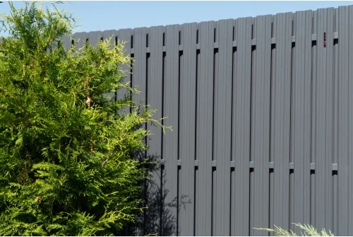 Штакетник Twin с прямым резом 0,5 Satin RAL 7024 мокрый асфальт