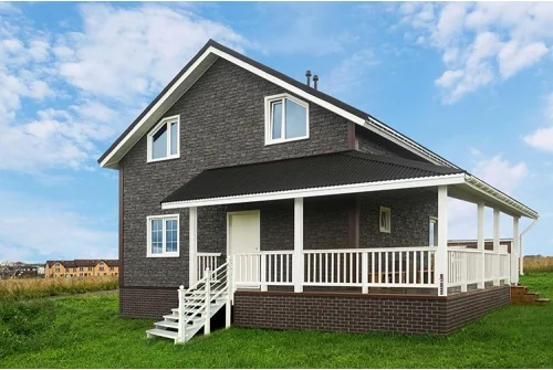 Панель ЯФАСАД Grand Line Крымский сланец Premium Acryl уголь