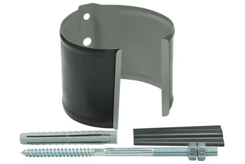 Кронштейн трубы на кирпич GL PE 90 мм RAL 7024 мокрый асфальт