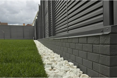 Фасадная панель Grand Line Состаренный кирпич Classic графит