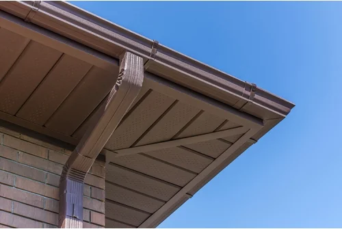 Угол желоба внутренний Vortex Lite Matt 130мм NEW RAL 8017 шоколад