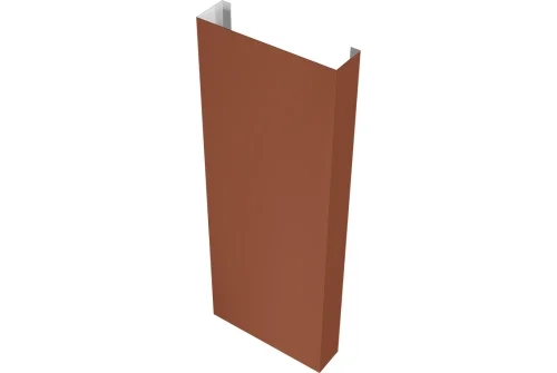 Полустолб для С8,С10 0,5 Satin Matt с пленкой RAL 8004 терракота (L1,5) - Столица крыш
