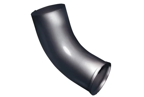 Колено стока GL PU 100 мм RAL 7024 мокрый асфальт