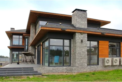 Рядовая плитка Leonardo Stone Верона 098 10х40 без шва