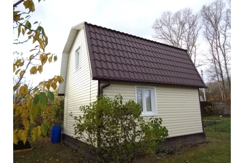 Металлочерепица "Кредо" ("Kredo") v01 0,5 Drap RAL 8017 шоколад