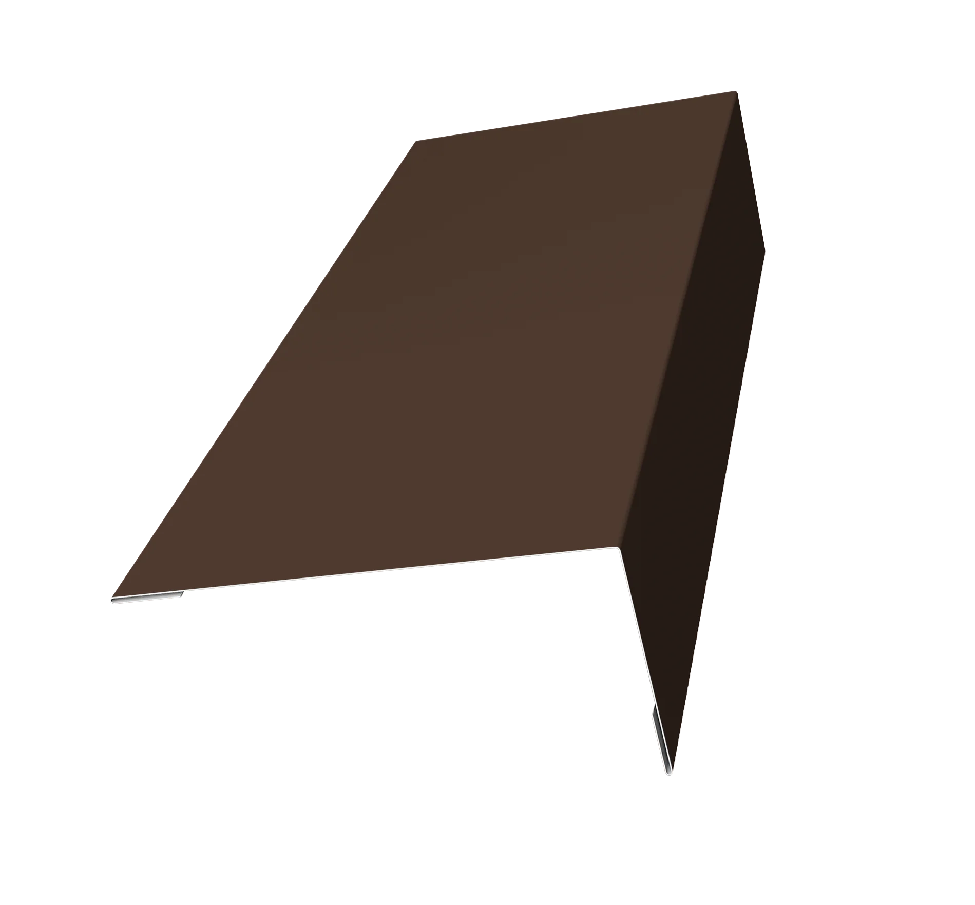 Наличник оконный HAUBERK 0,45 PE с пленкой RAL 8017 шоколад (1,25)