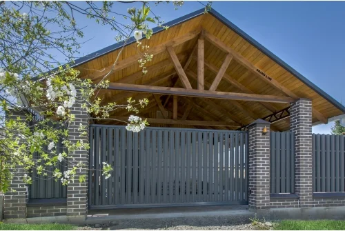 Штакетник Круглый с прямым резом 0,5 PurLite Matt RAL 7024 мокрый асфальт