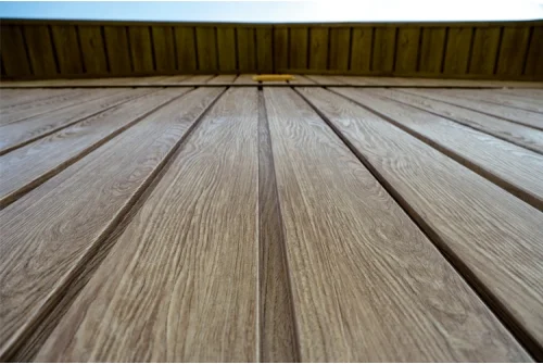 Квадро Брус Grand Line 0,45 Print Elite с пленкой White Wood TwinColor