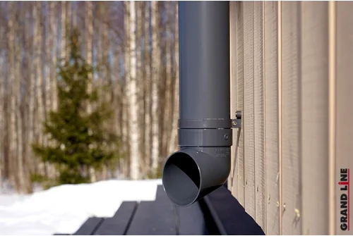 Воронка Дизайн 135 ПВХ Grand Line графит (RAL 7024)