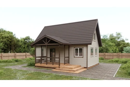 Черепица Ондулин коричневая