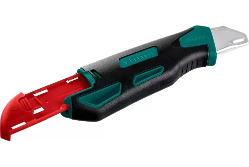 Нож с двойным фиксатором Kraftool Grand-25, сегментированное лезвие 25мм (09190)