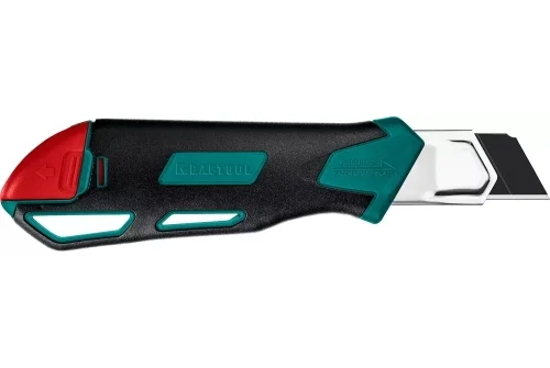 Нож с двойным фиксатором Kraftool Grand-25, сегментированное лезвие 25мм (09190)