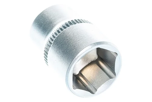 Головка торцовая Зубр Мастер (1/4″) Cr-V Flank хроматированное покрытие 13мм (27715-13)