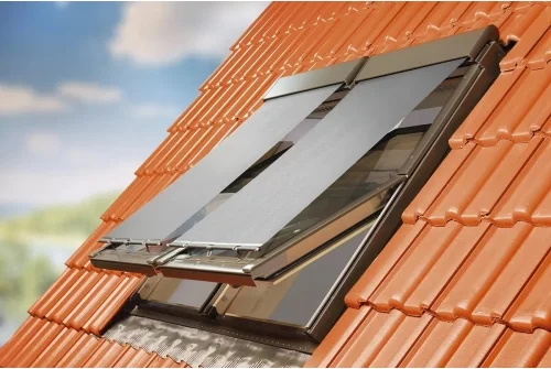 Маркиза FAKRO AMZ New Line (089) 78х118 серо-коричневый