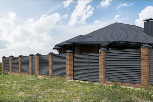 Стойка жалюзи Milan,Tokyo 0,45 Drap RAL 7024 мокрый асфальт (2м)