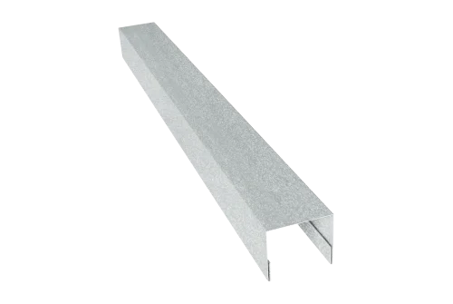 Планка П-образная заборная 24 0,5 Zn (3м)