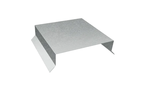 Парапетная крышка прямая 150мм 0,45 Zn (2м)