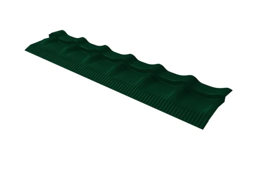 Модуль обхода трубы Профиля волнового классик 0,45 PE с пленкой RAL 6005 зеленый мох