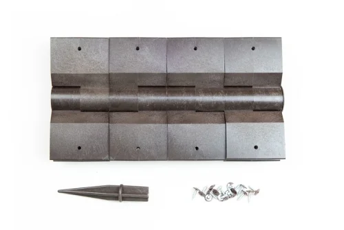 Элемент угловой из ДПК поворотный для грядки ДПК Grand Line 300мм Венге