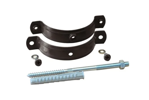 Хомут трубы на кирпич GL PU 90 мм RR 32 темно-коричневый