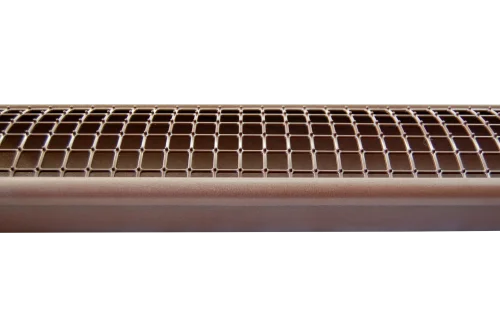 Решетка желоба защитная RAL 8017 шоколад (0,6м)