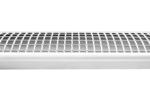 Решетка желоба защитная RAL 9003 сигнальный белый (0,6м)