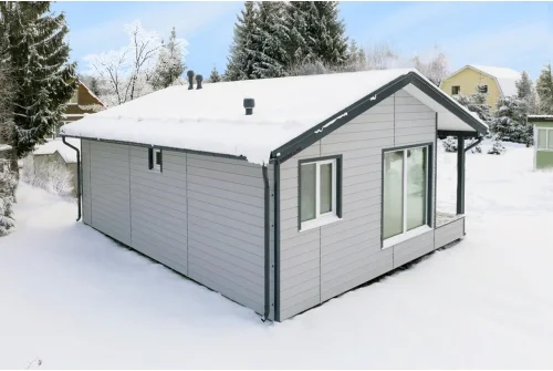 Сайдинг Natural-брус Standart серый (3,0м)