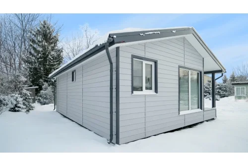 Сайдинг Natural-брус Standart серый (3,0м)