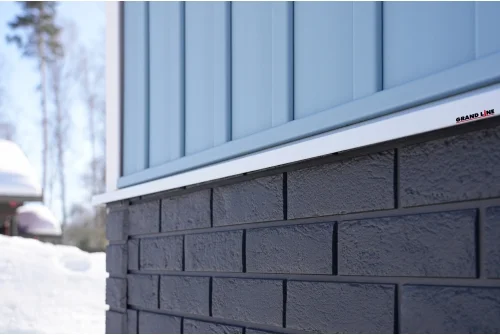 Сайдинг Вертикальный Color Plus голубой (3,0м)